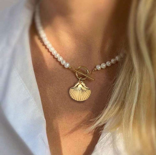 2059 colgante de cocha con perlas