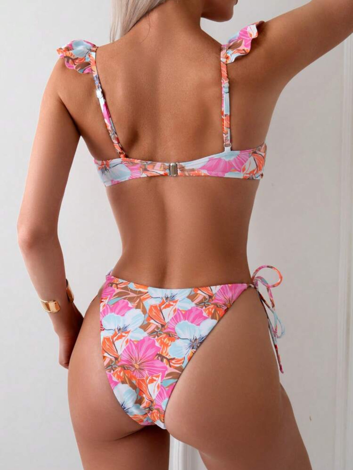 8133M swim conjunto de bikini con estampado floral