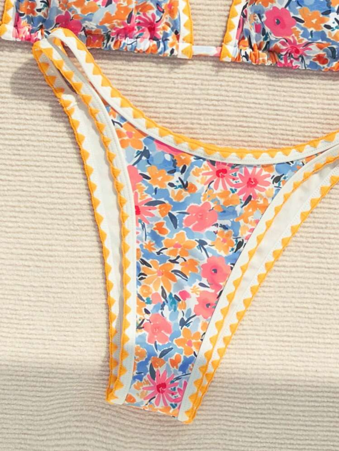 0288S swim mod conjunto de bikini con estampado floral