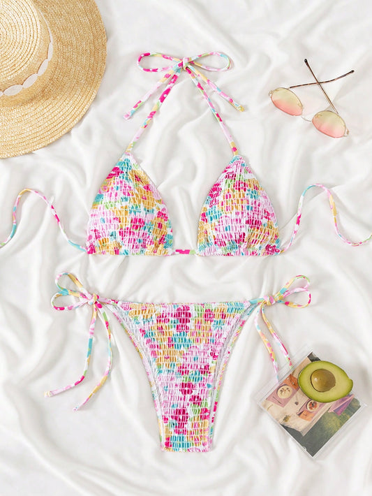 3474S swim mod bikini con estampado floral