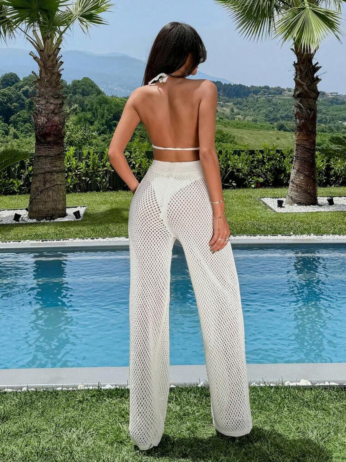 Pantalón de punto cubre piernas