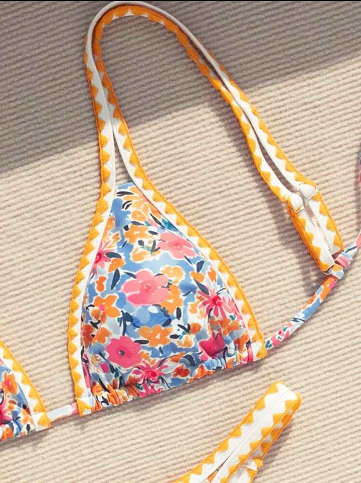 0288S swim mod conjunto de bikini con estampado floral