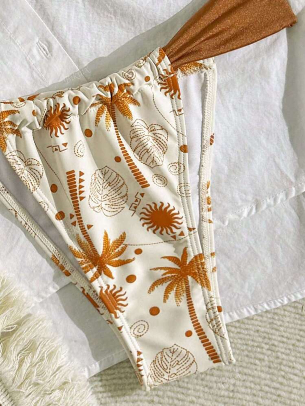 4126S conjunto de bikini sexy café