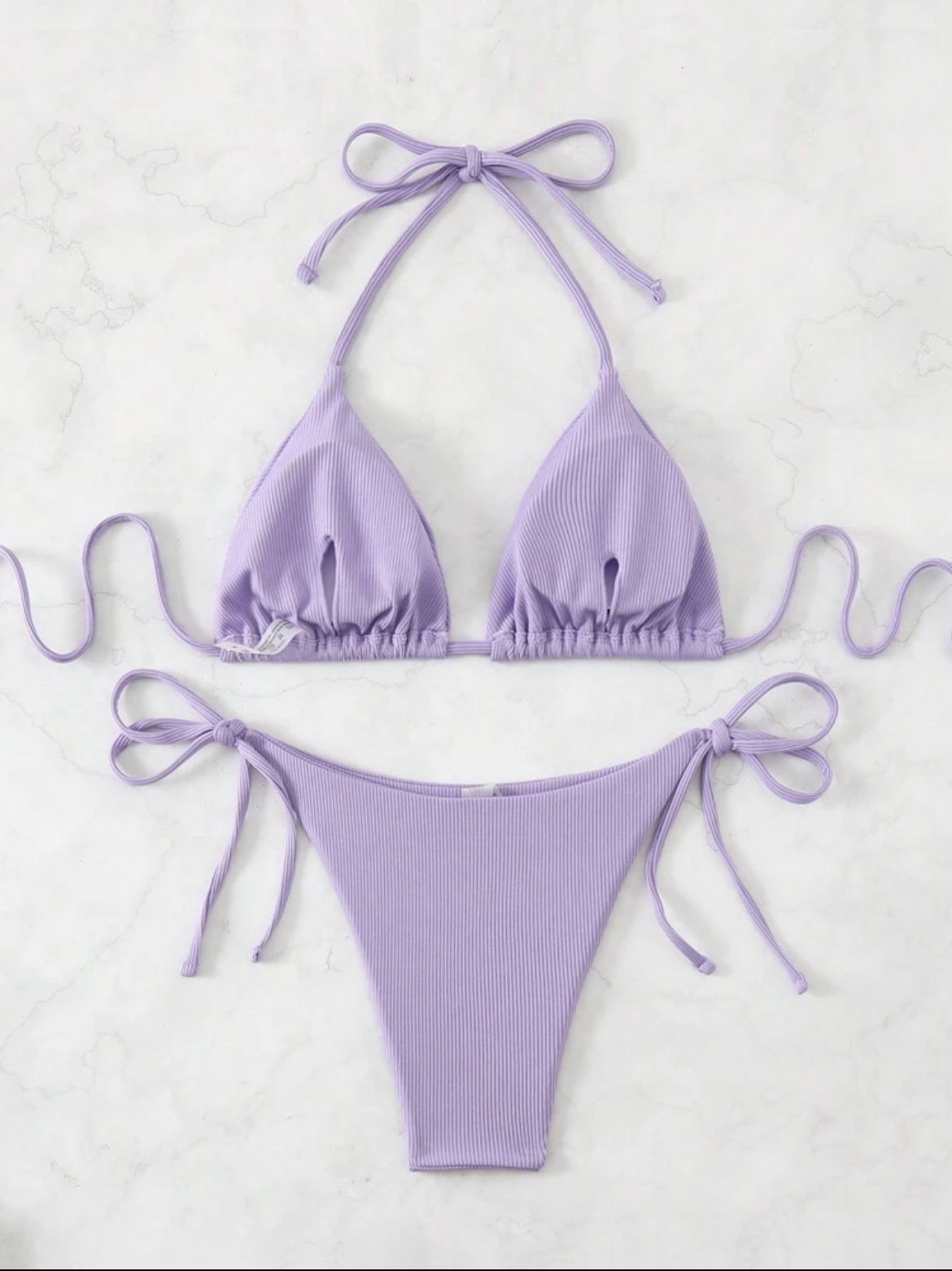 6887M swim conjunto de bikini morado