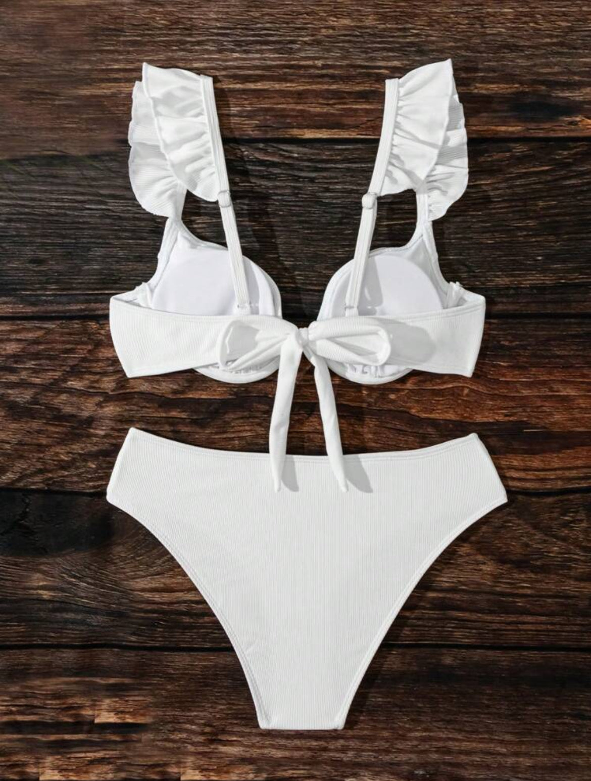 2613S swim conjunto de bikini para playa de verano blanco